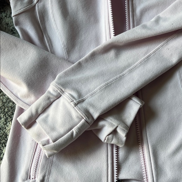 Lululemon Athletica Soft Pink Zip Top - Picture 11 of 14